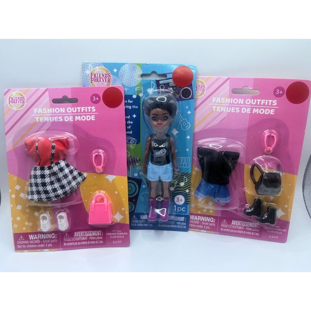 Forever Friends club Makayla Doll. With 2 extra outfits.